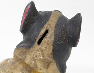 Vintage Mexican Terracota-Pottery dog Bank