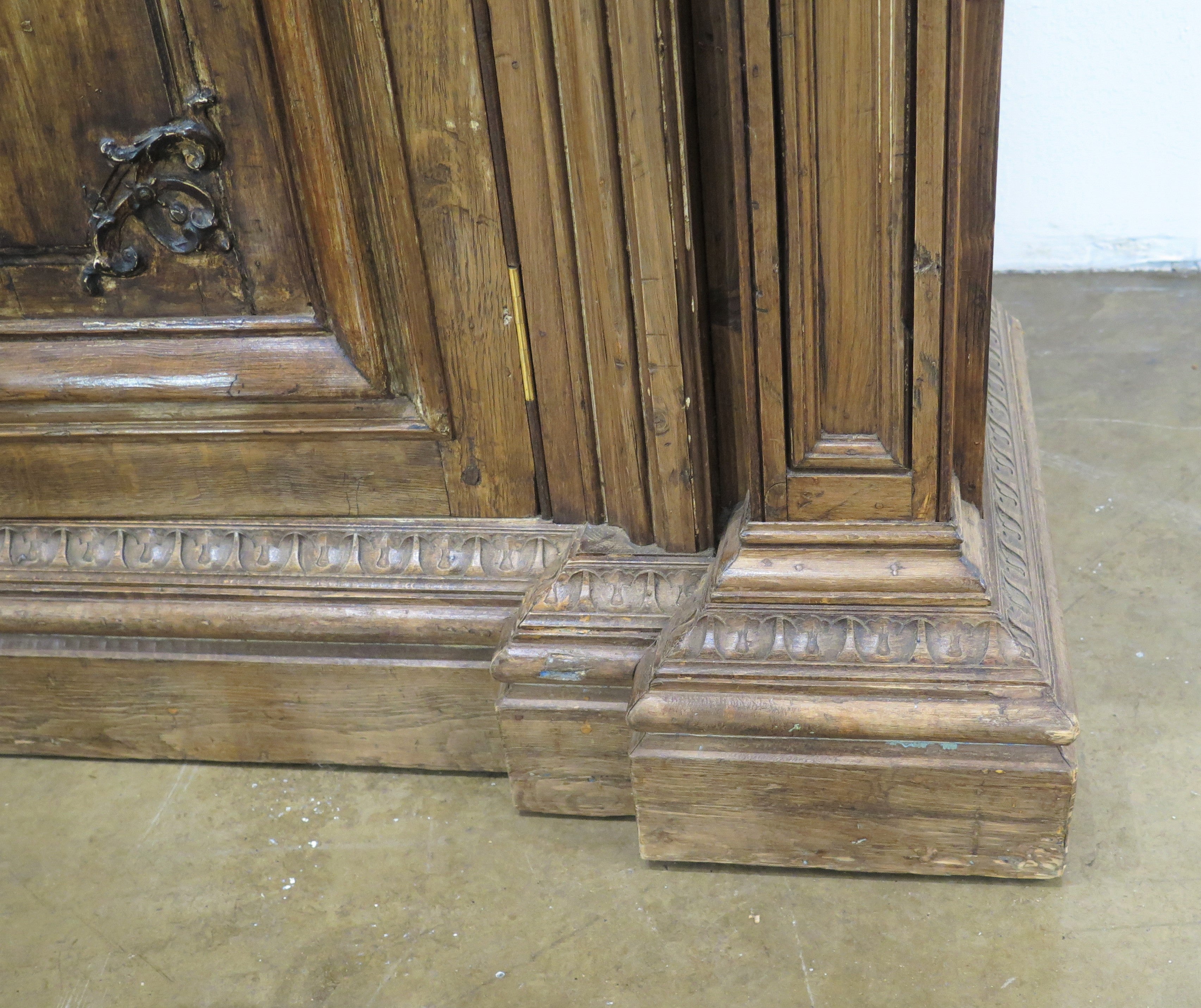 19th Century French Cupboard of Carved Walnut