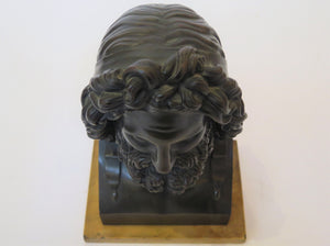 19th Century Grand Tour Bronze Bust of Jupiter from Otricoli