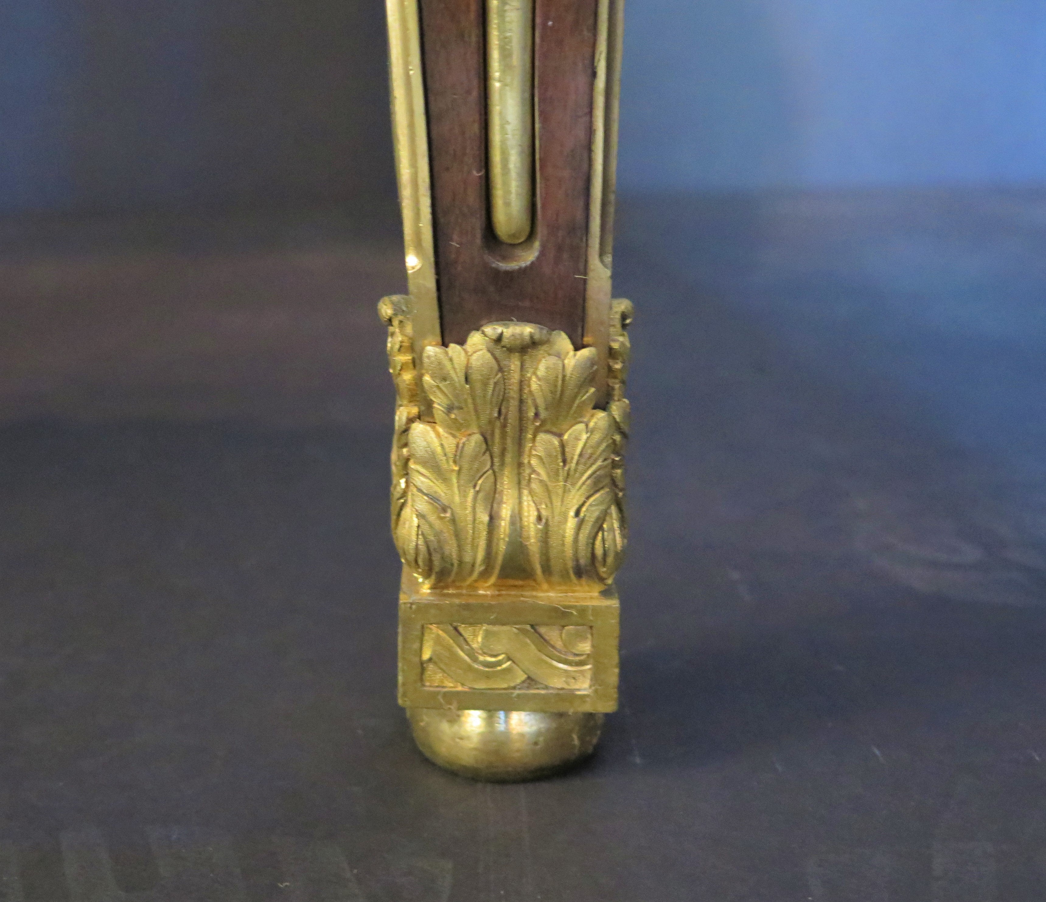 Louis XVI-Style Ormolu Mounted Mahogany Bureau Plat