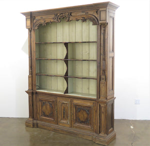 19th Century French Cupboard of Carved Walnut