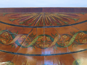 George III Satinwood and Painted Pier Table