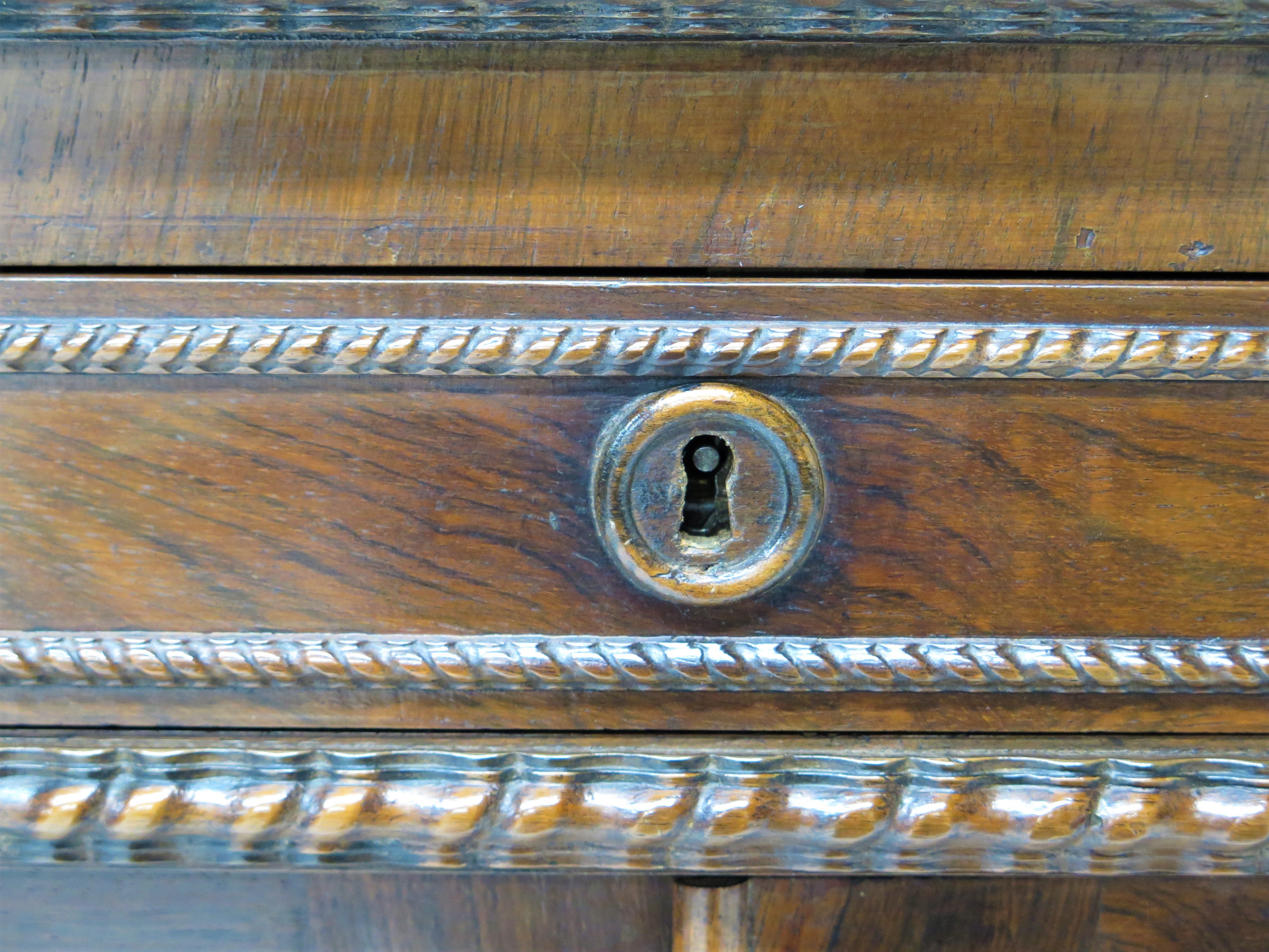 An English Regency Rosewood Chiffonier Bookcase or Bar