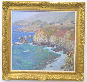 California Coastal Landscape by Rod Goebel (American 1946-1993)