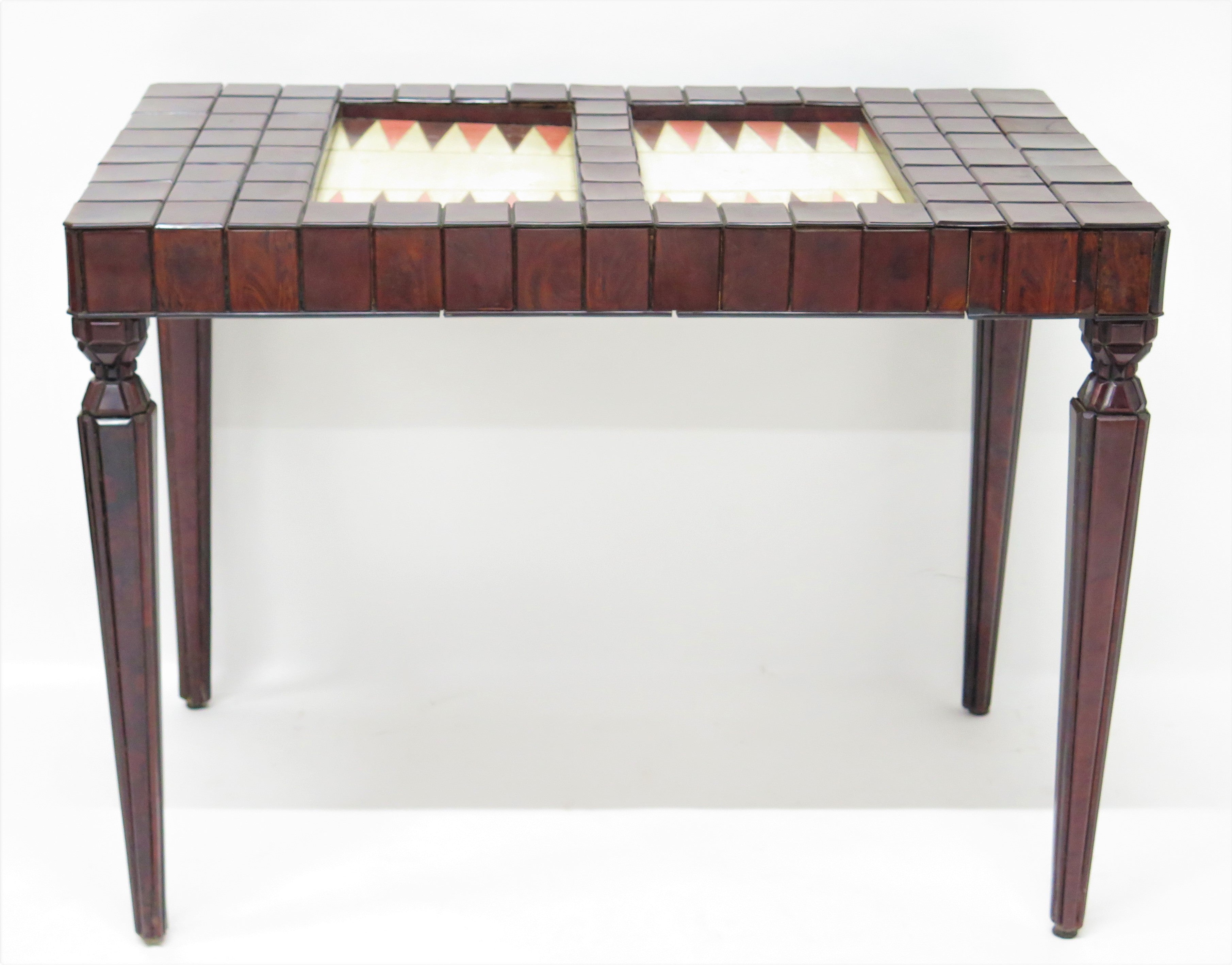 Faux Tortoise Backgammon Table by William "Billy" Haines (American, 1900 -1973)