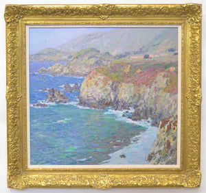 California Coastal Landscape by Rod Goebel (American 1946-1993)