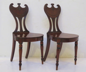 Pair of Regency Hall Chairs