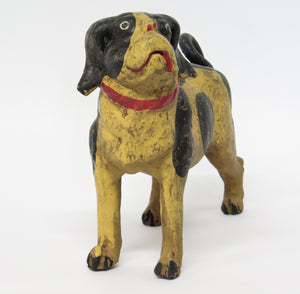 Antique Mexican Terracotta Pottery Dog Bank