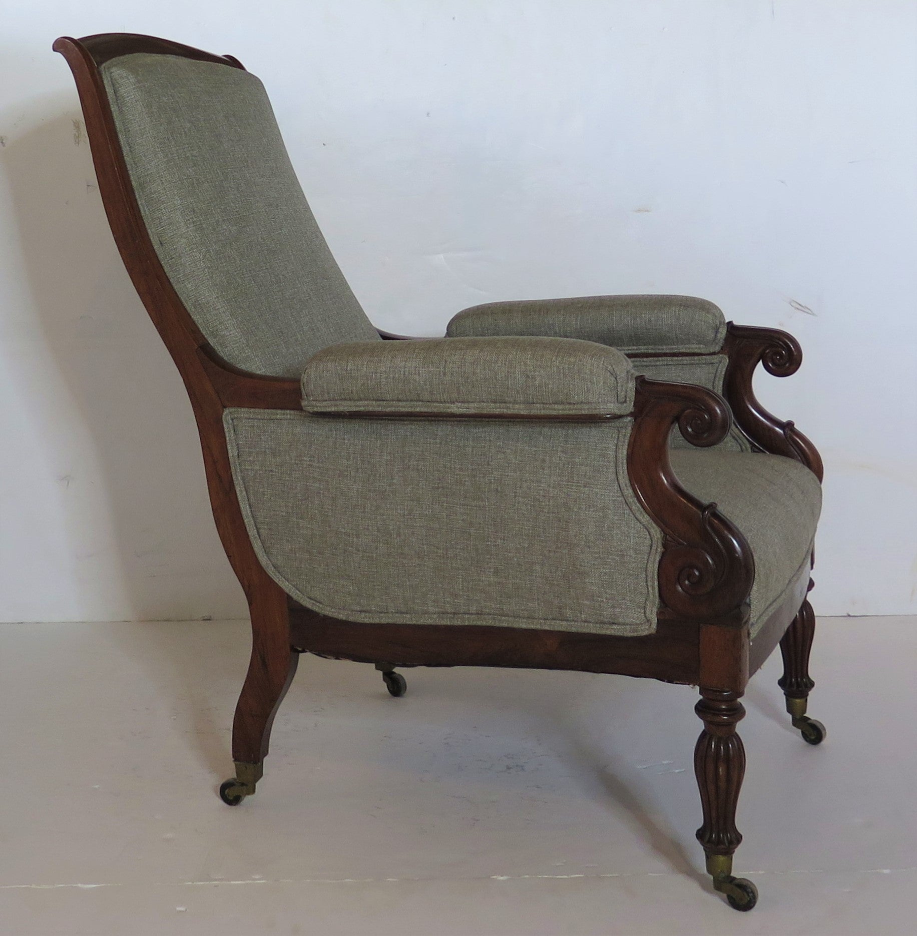 Charles X Easy Chair  C. 1830, France