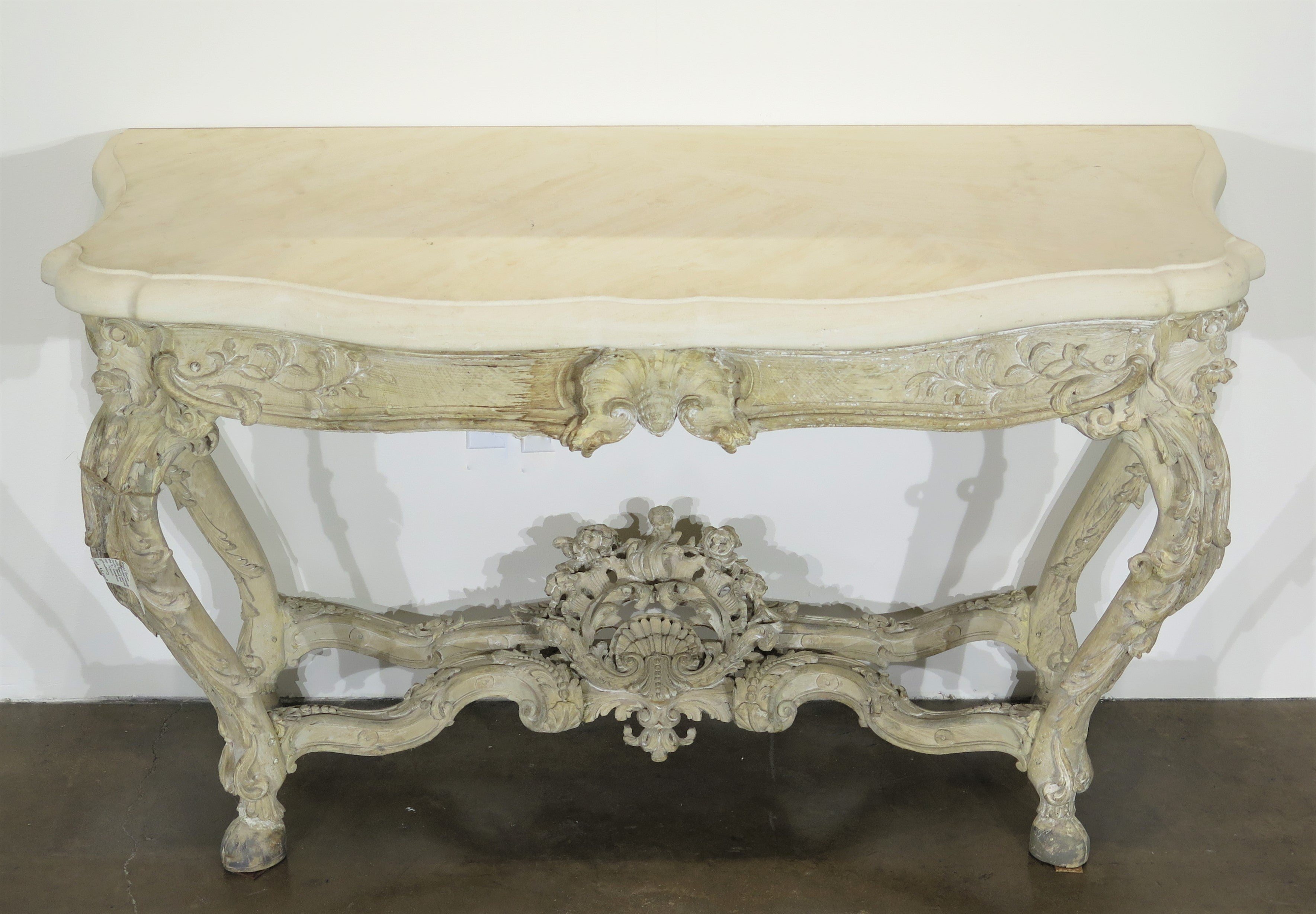 Period Rococo Painted Console