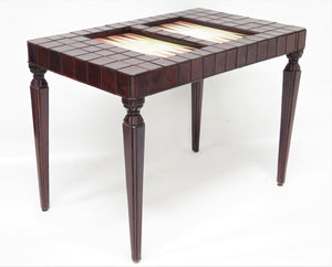 Faux Tortoise Backgammon Table by William "Billy" Haines (American, 1900 -1973)