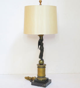 Winged Victory Empire Figural Lamp