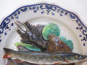 Palissy Plate in the Manner of Léon Brard (French, 1830-1902)