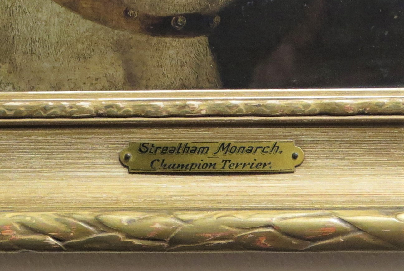 "Streatham Monarch" Champion Terrier by Edward Aistrop (England, 1880-1920)