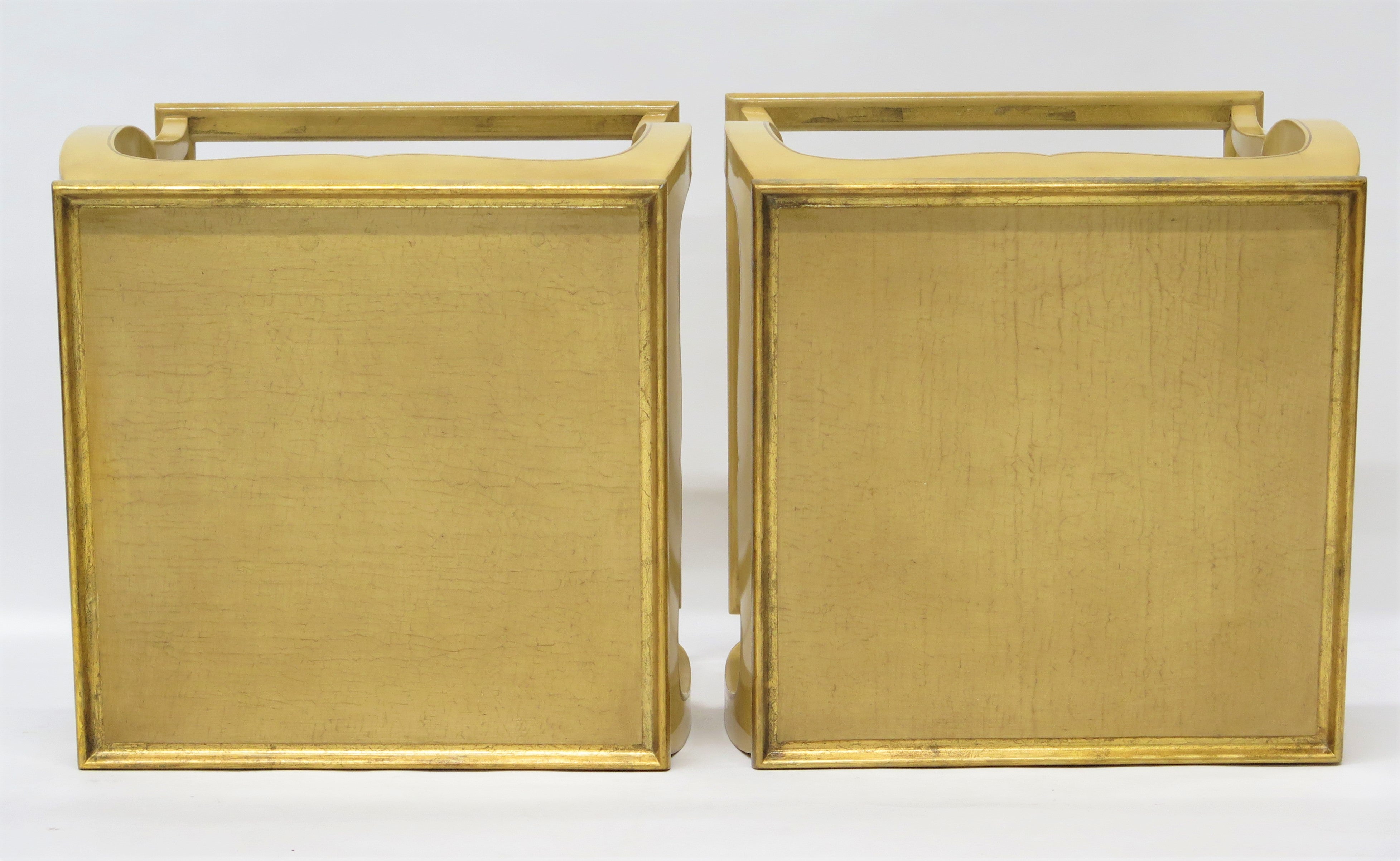 Pair of Lacquered Tables by Atelier Midavaine, Paris