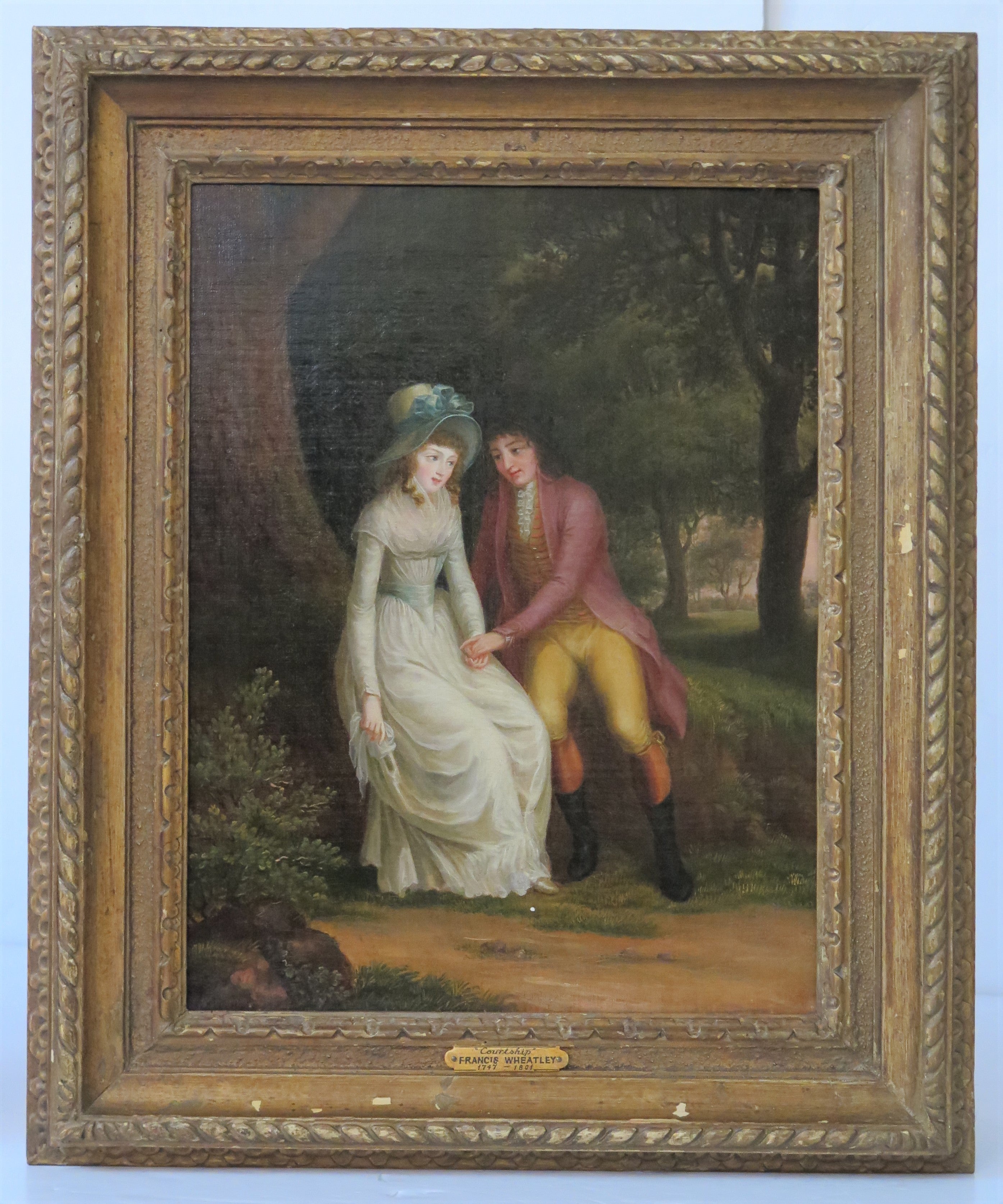"Courtship" and "Marriage" attributed to Francis Wheatley RA (England, 1747-1801)