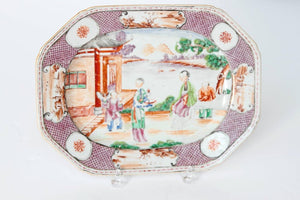 Chinese Export or Mandarin Palette Platter