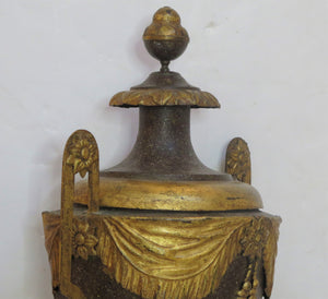 A Tole Lavabo or Reservoir, in the Form of a Neoclassical Urn