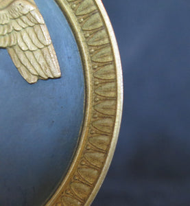 19th Century French Gilt Bronze Portrait Medallion of Perseus, Circa 1830