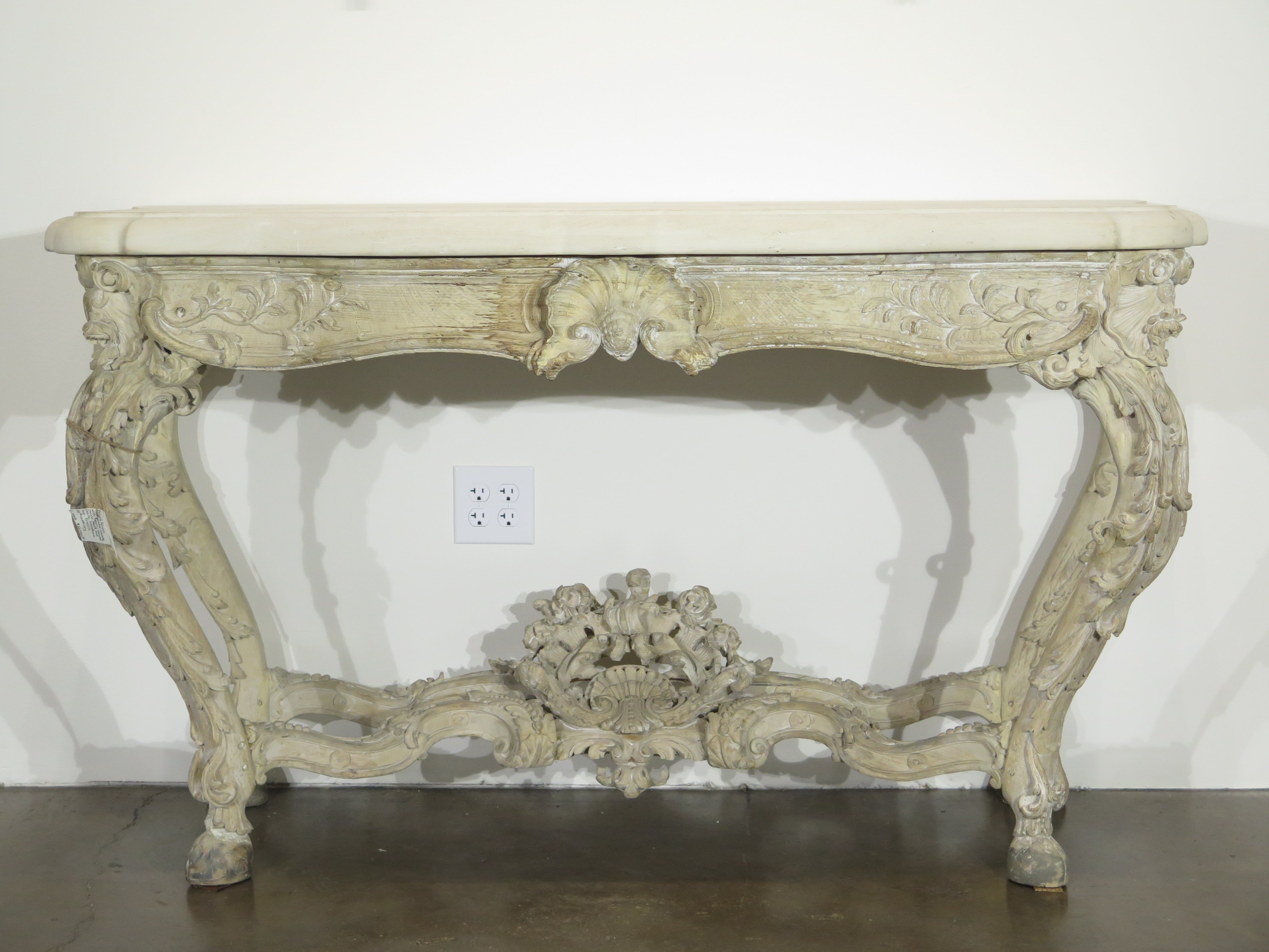 Period Rococo Painted Console