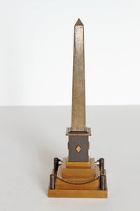 Early 19th Century Continental Grand Tour Obelisk Thermometer