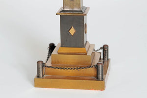 Early 19th Century Continental Grand Tour Obelisk Thermometer