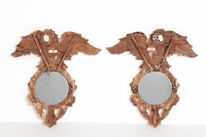 Italian Neoclassical Giltwood Mirrors with Eagles