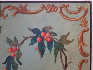 Near Pair of Three Panel Screens / An Homage to French Chinoiserie Decoration