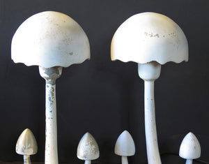 Sculptural Mushroom Table Lamps