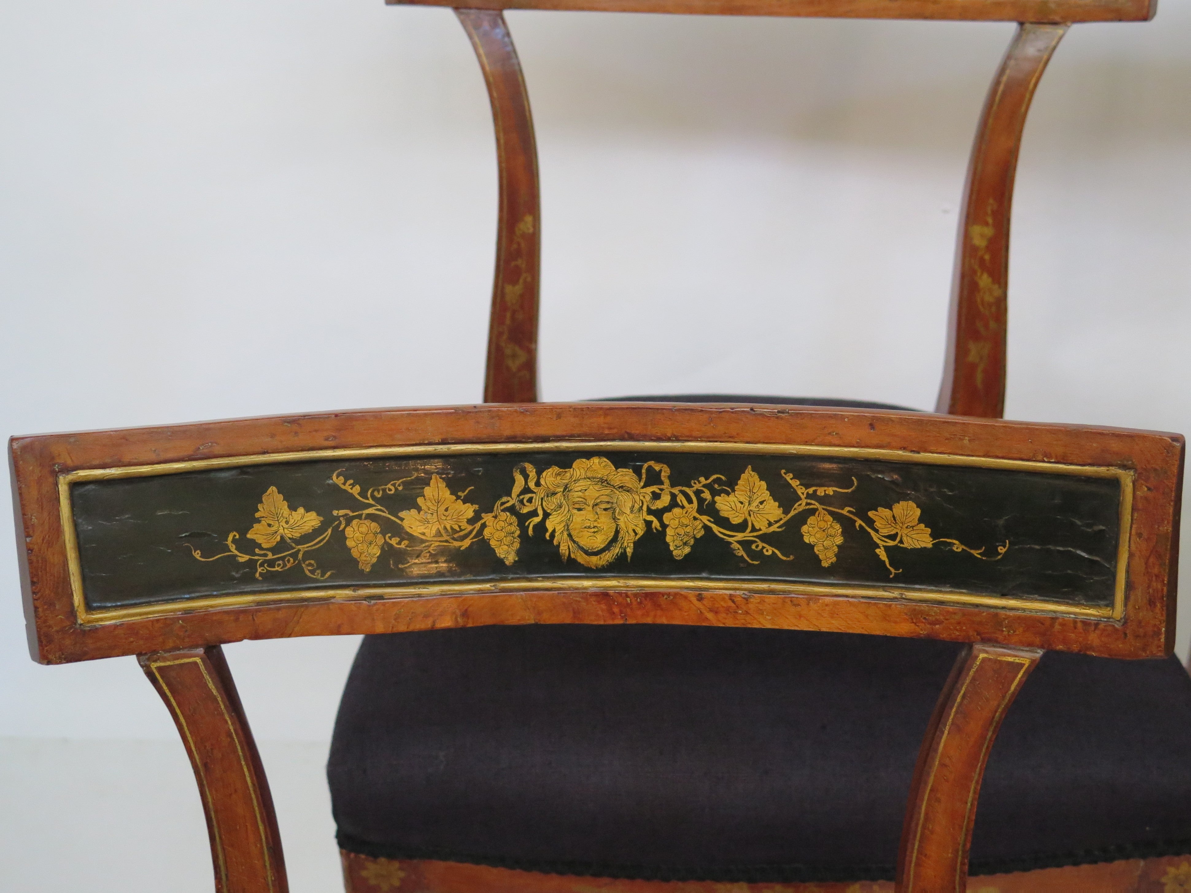 English Regency Side Chairs / Set of Four