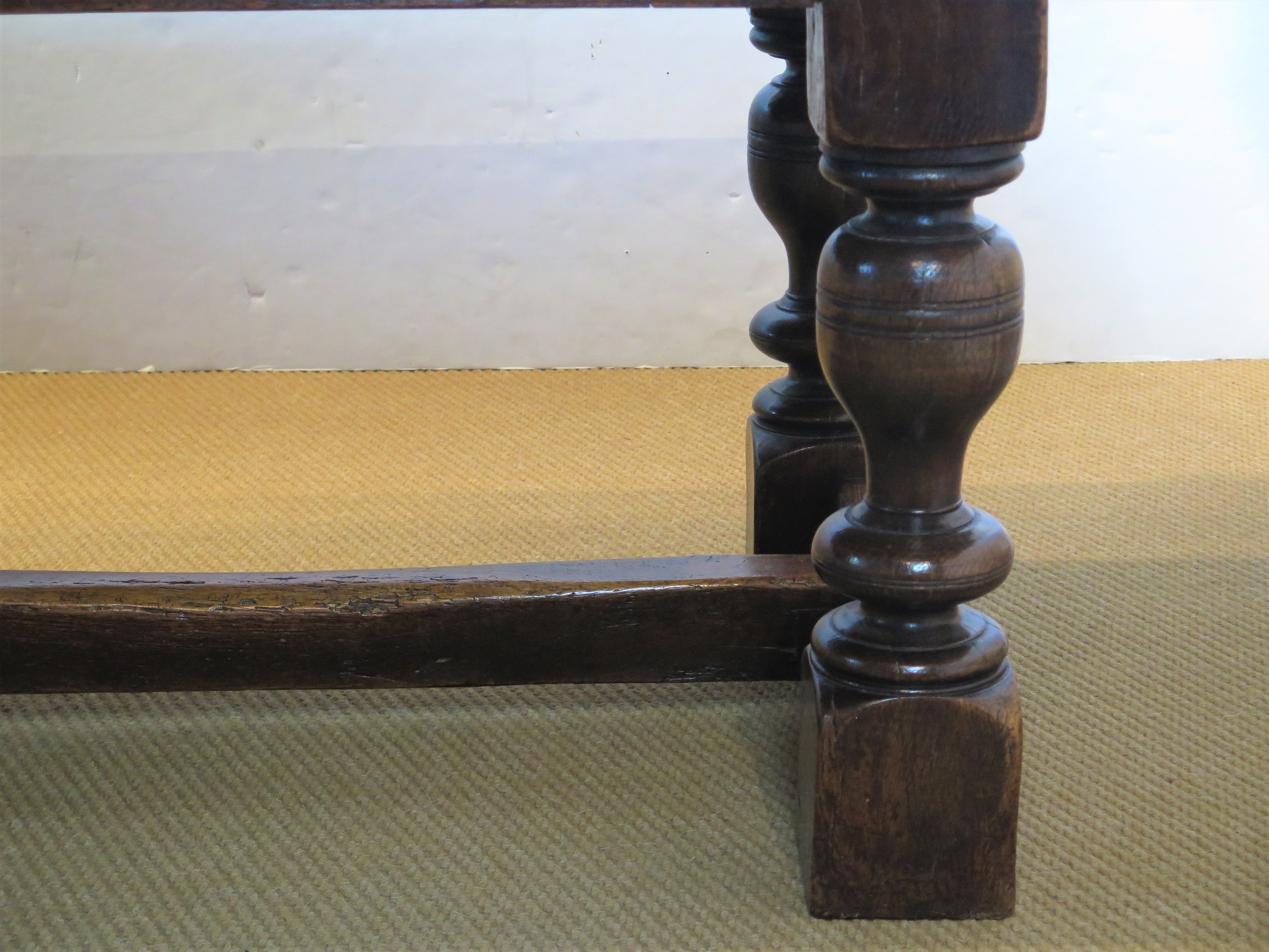 17th Century English Oak Refectory / Long Table