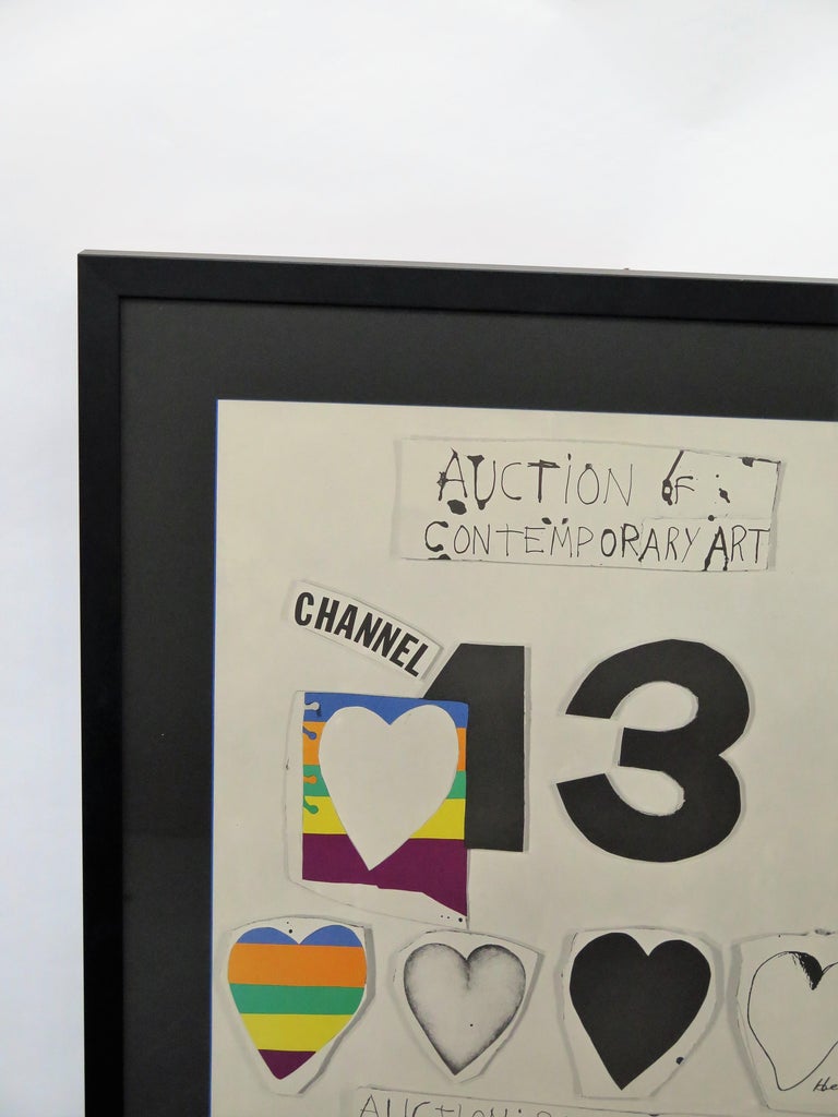 "I Love Public Television" 'for Channel 13' by Jim Dine (1935- )