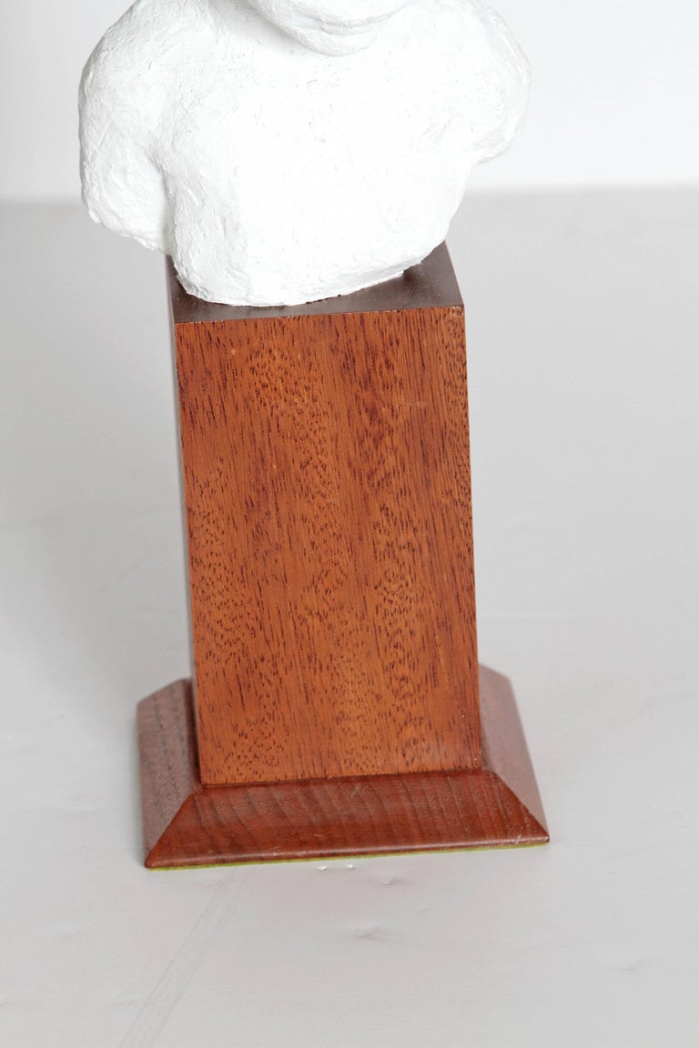 Bust of Young Boy on Mahogany Stand