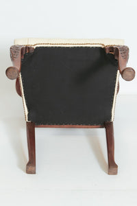 A Mahogany George III Chippendale-Style Elbow Chair