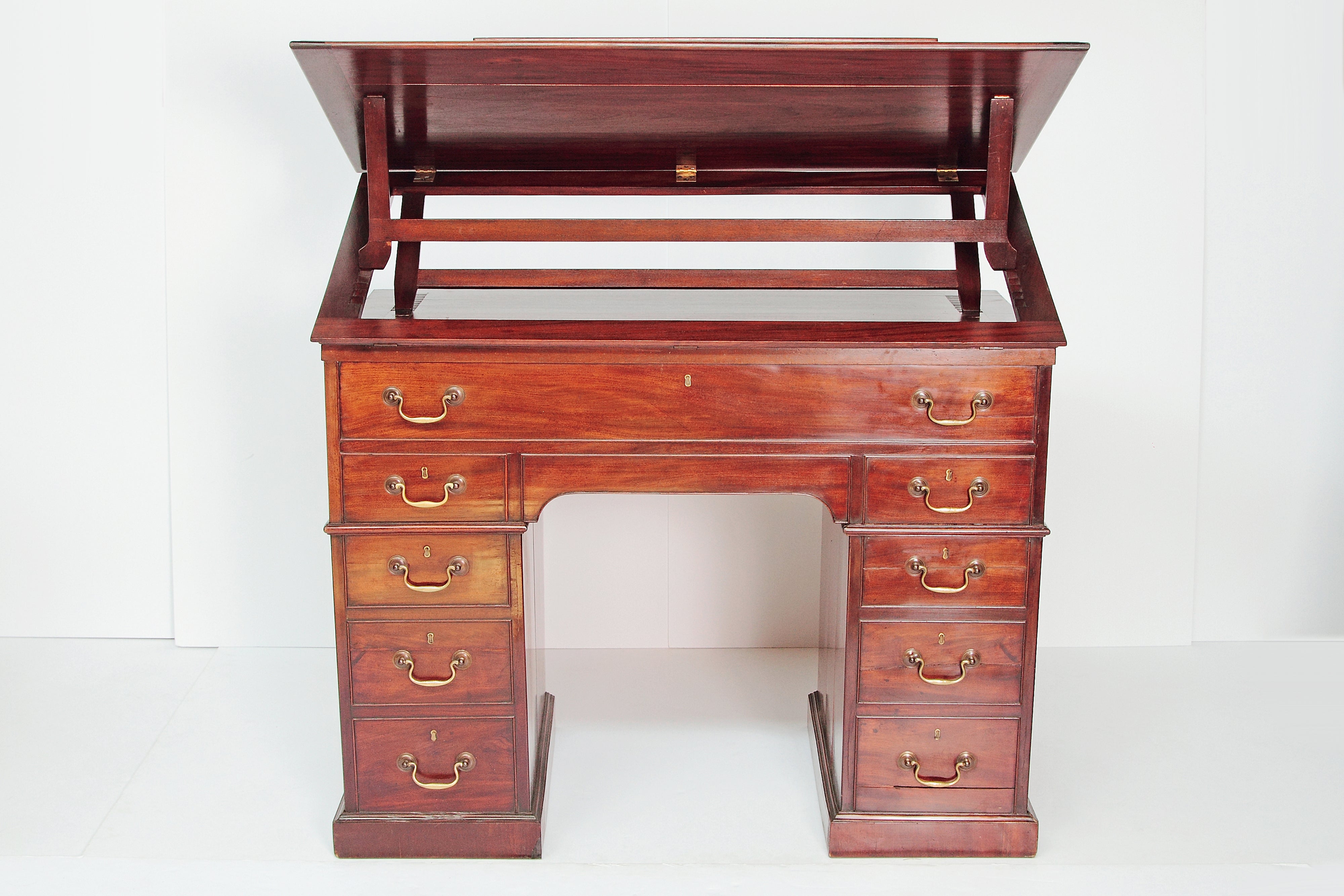 George III Mahogany Gentleman's Writing or Library Table probably Gillows