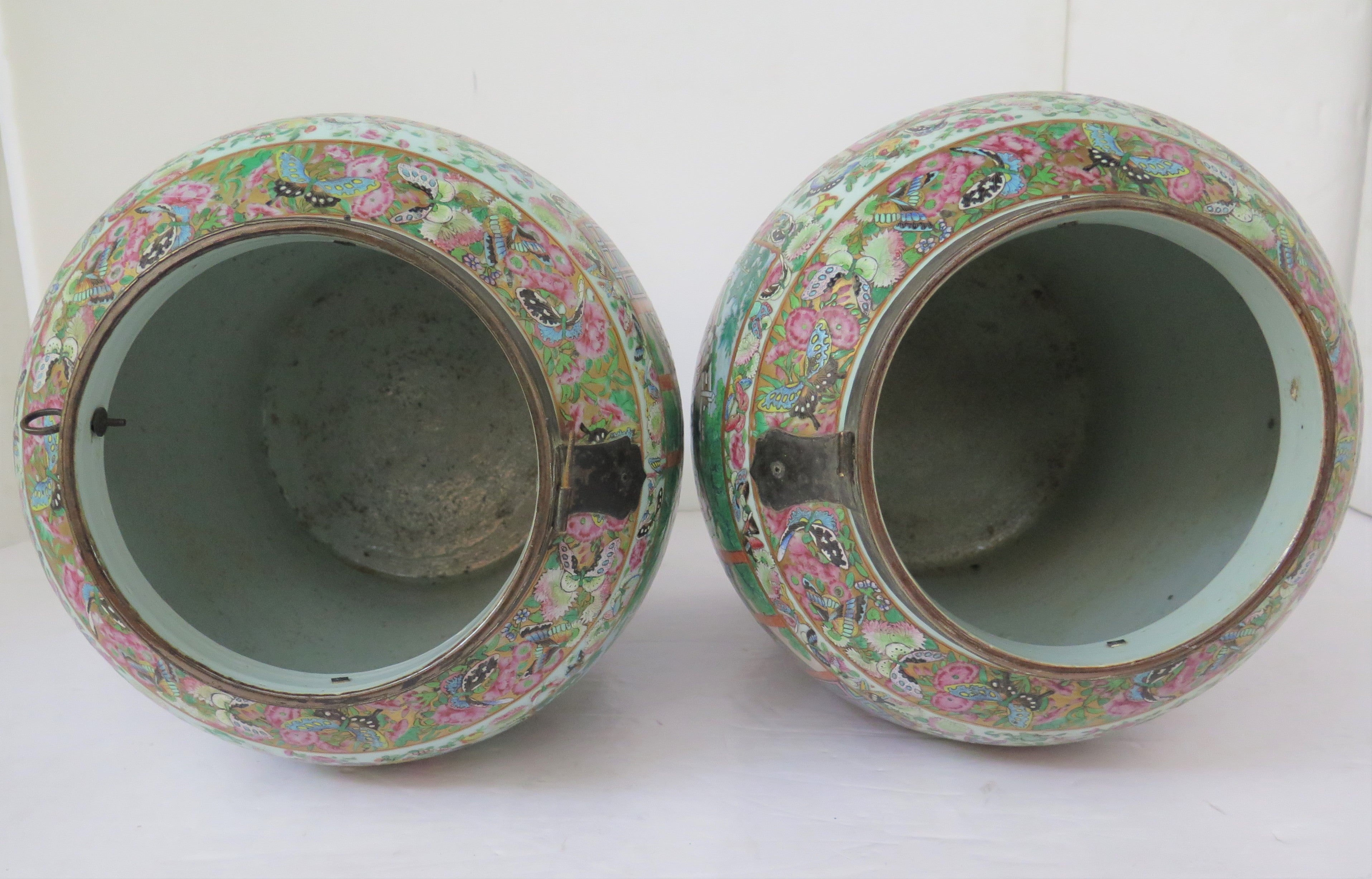 A Pair of Late 18th-Early 19th Century Chinese Lidded Jars  C. 1790, China