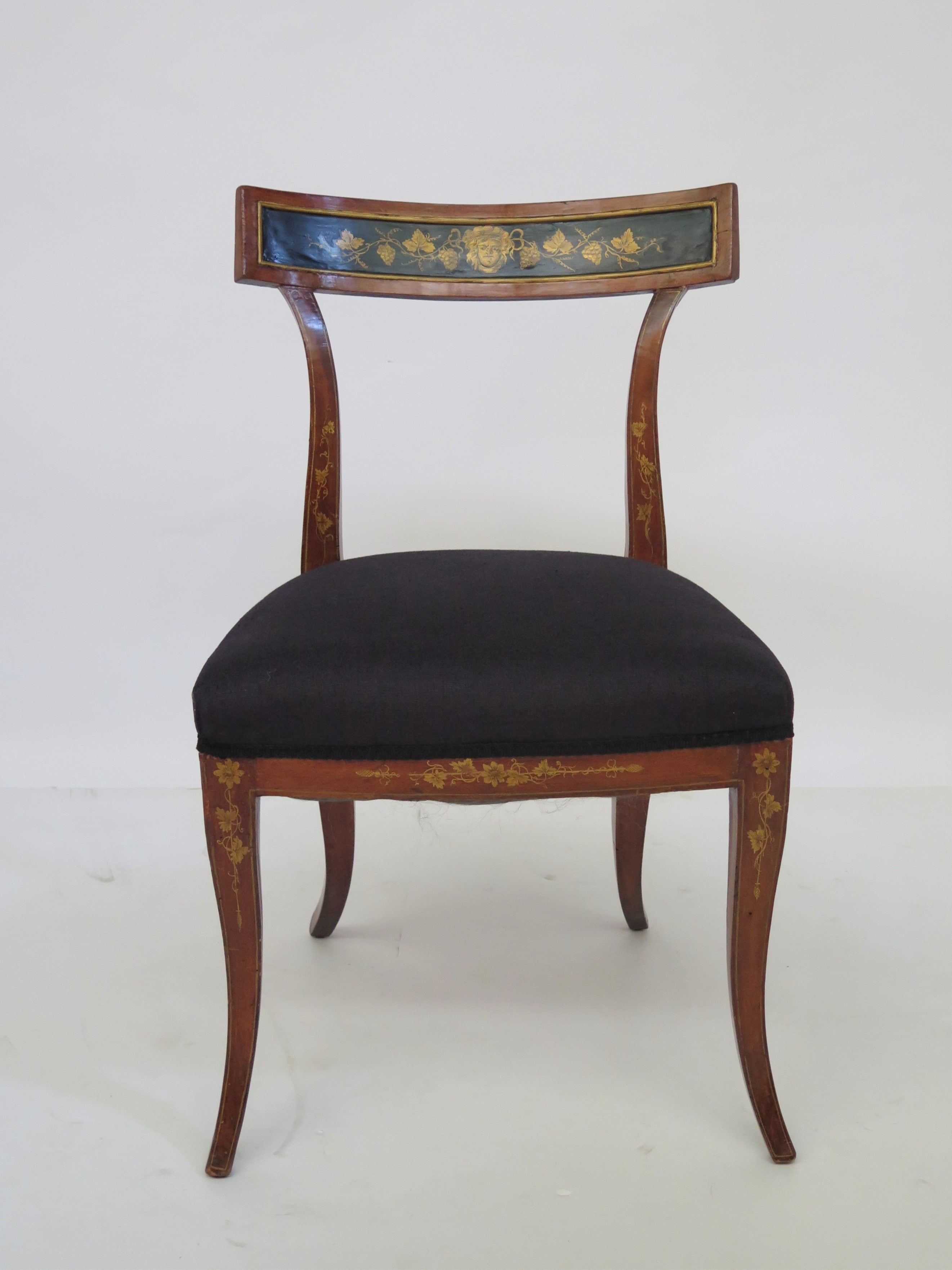 English Regency Side Chairs / Set of Four