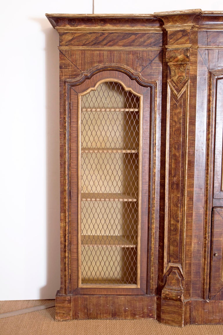 Italian Baroque-Style Bookcase / Display Cabinet