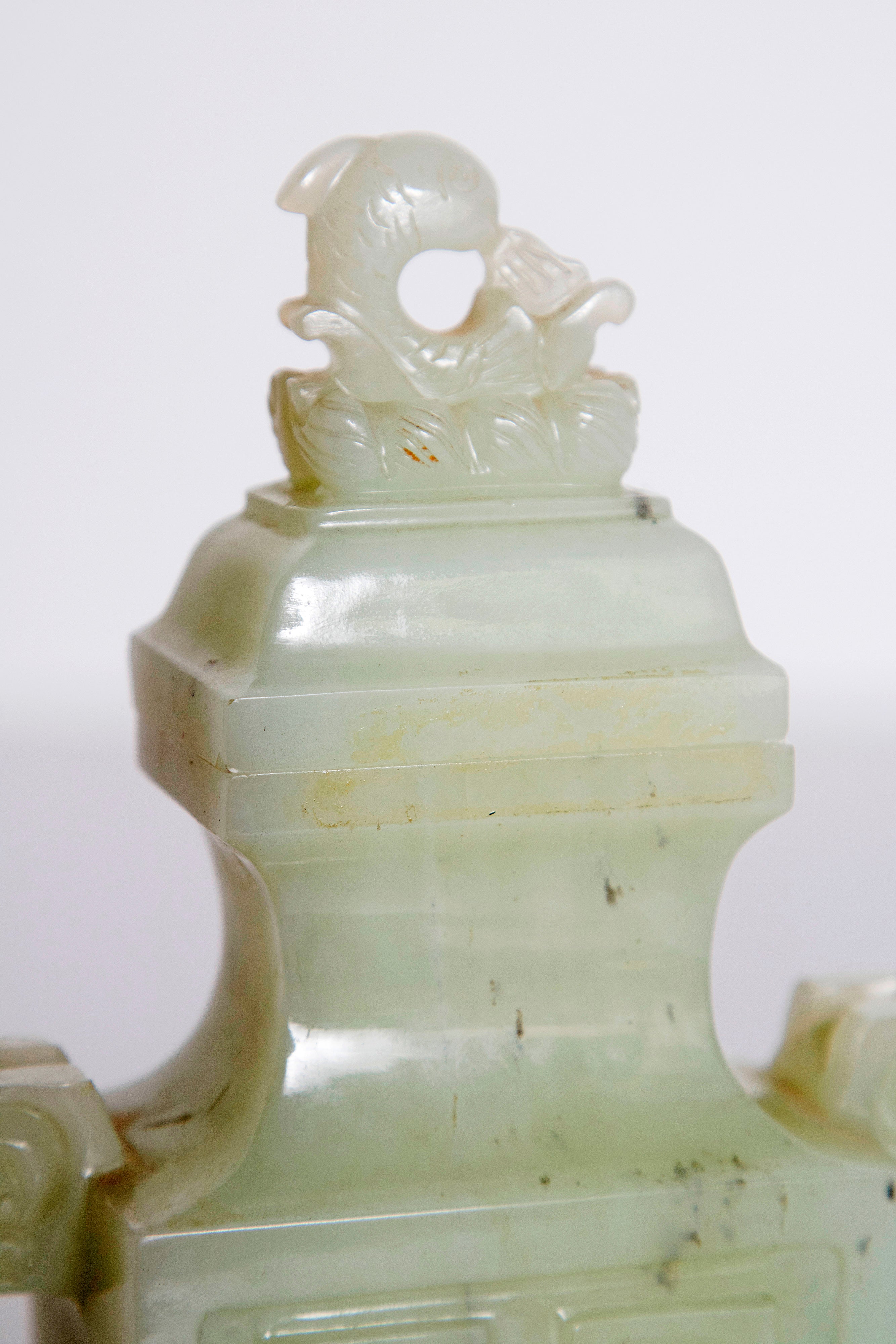Jade Bottle with Lid