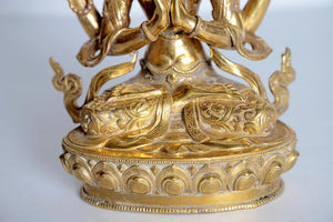 Tibetan Buddhist Deity Chenrezig 'Four-Armed Avalokiteshvara'