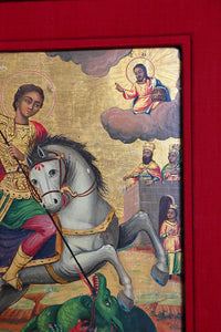 Orthodox Icon - St. George and the Dragon