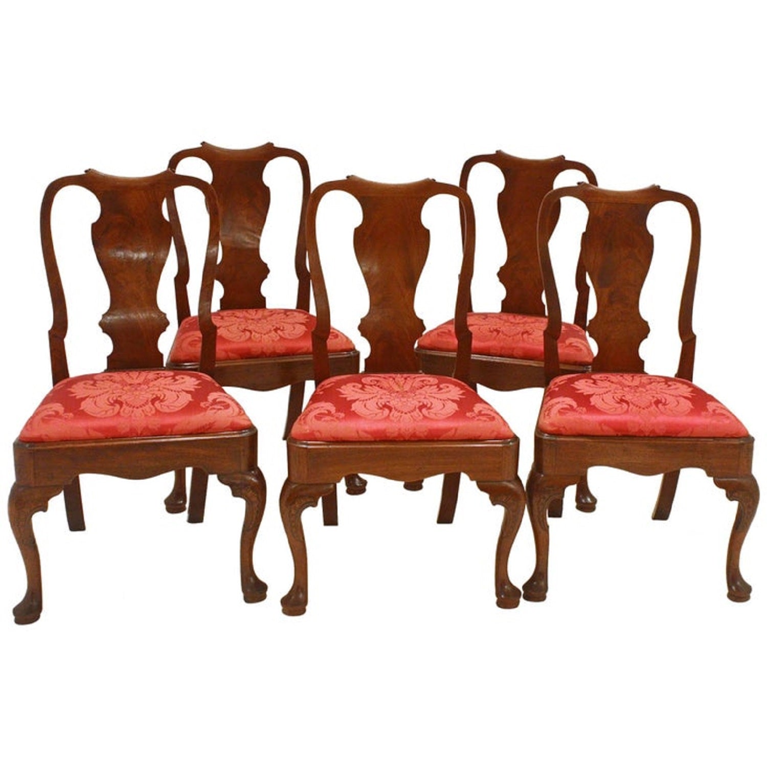 George II Side Chairs / Group of Five, Circa 1740