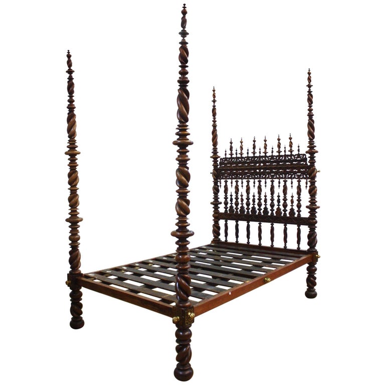 Portuguese Bed Comprising 17th Century Elements