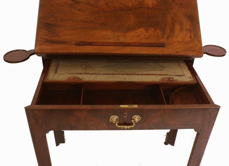George III Metamorphic Architect's Desk / Adjustable Drafting Table