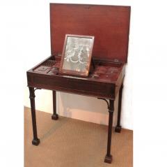 George III Period Chippendale-Style Mahogany Dressing Table